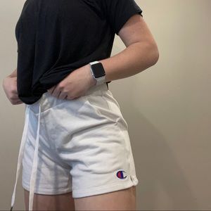 White champion shorts
